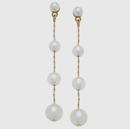 Pearl earrings